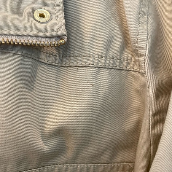 J.Crew women’s snap front khaki twill jacket 3x. Would fit a 2x-3x! - Picture 6 of 7